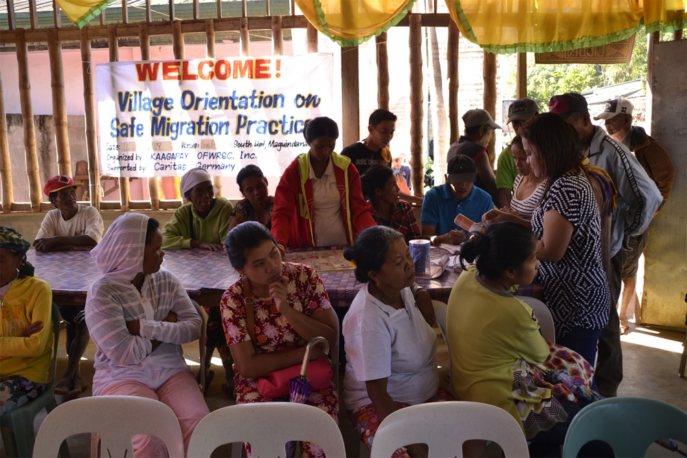 Orientation on Safe Migration Intensified in the Indigenous People’s Villages in Maguindanao Province!